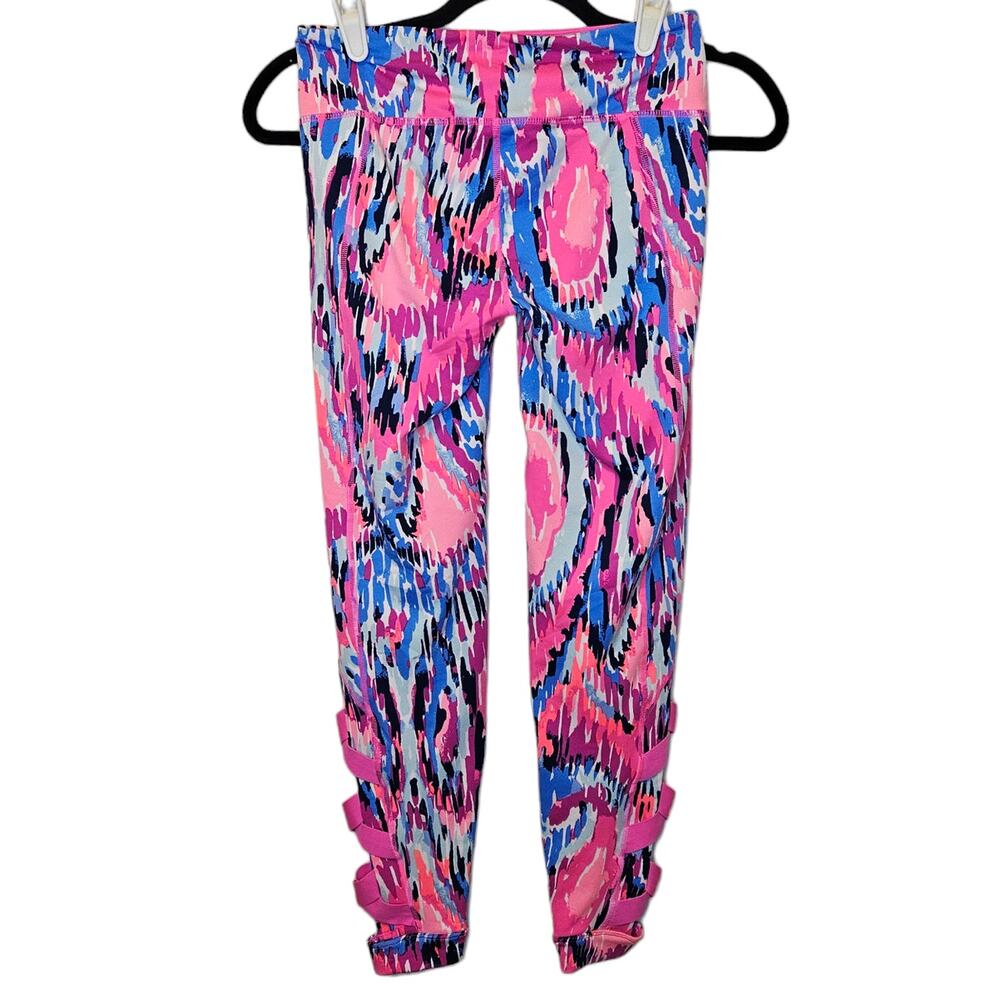 Lilly Pultizer Luxletic Callie Weekender "Free Spirit" leggings small High rise